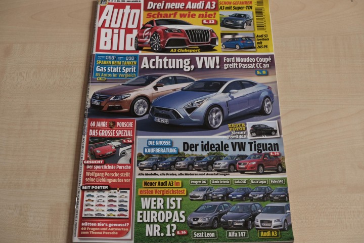 Deckblatt Auto Bild (21/2008)